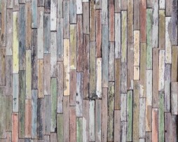 תמונת טפט לקיר לוחות עץ צבעוניים