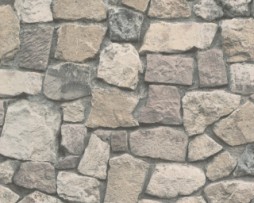 טפט דמוי אבנים בגווני אפור קרם