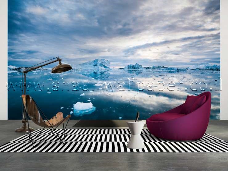 תמונת טפט תלת מימד קרחונים