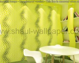 טפטים לקיר, טפט תלת מימד מהמם בצבע ירוק לבן לחדרי ילדים ונוער